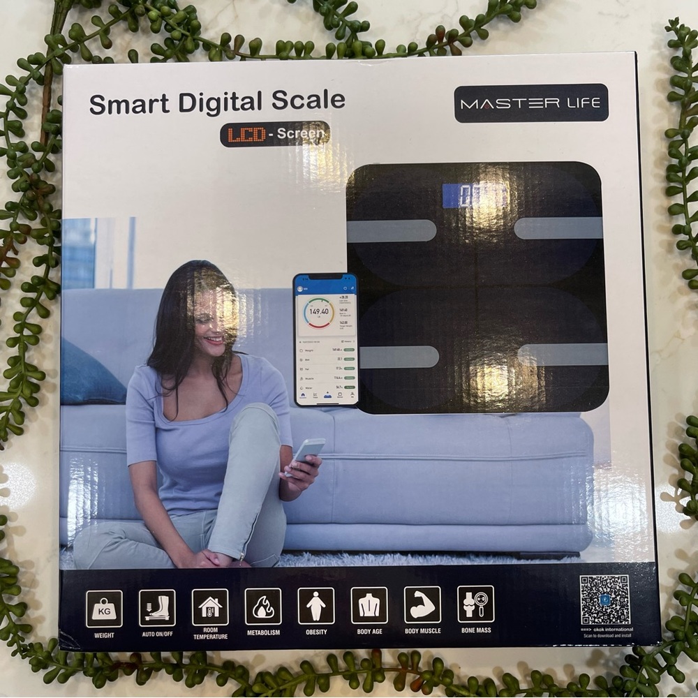 Master Life Smart Digital Scale - LCD Screen - NIB